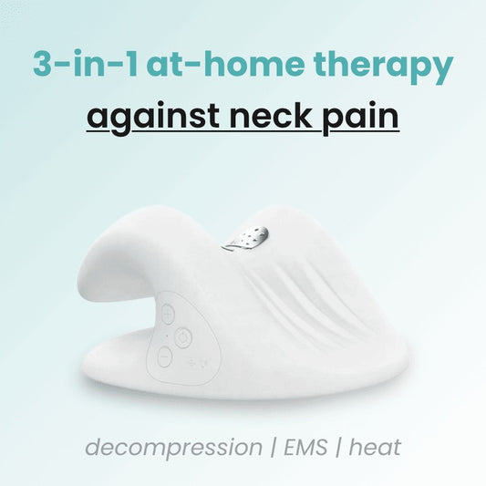 Orthonest – 3-in-1 Nackenstrecker mit EMS, Wärme &amp; Vibration